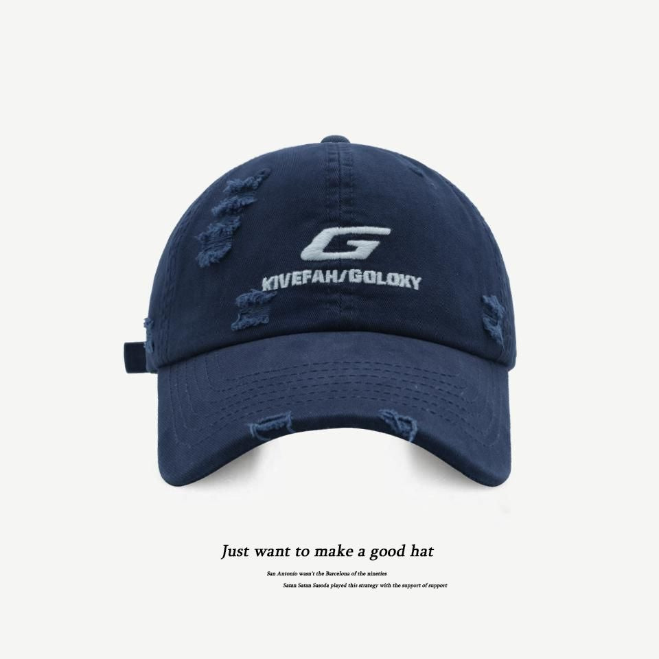 Wholesale Embroidered Hole G Letter All-match Baseball Cap