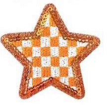 Wholesale Love-themed Black and White Blue Checkerboard DIY Patches