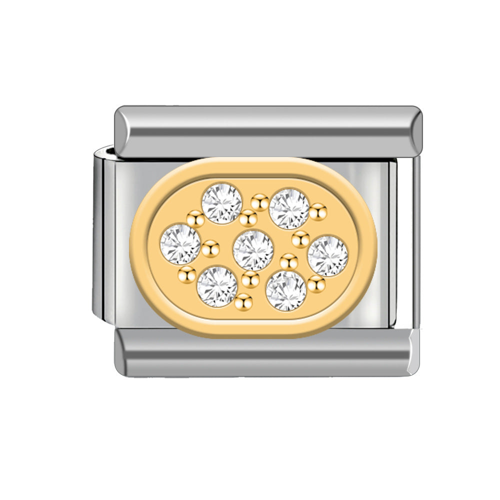 Wholesale Italian Charm Bracelet 9mm DIY Spliced Detachable Cute Pattern Combination Bracelet