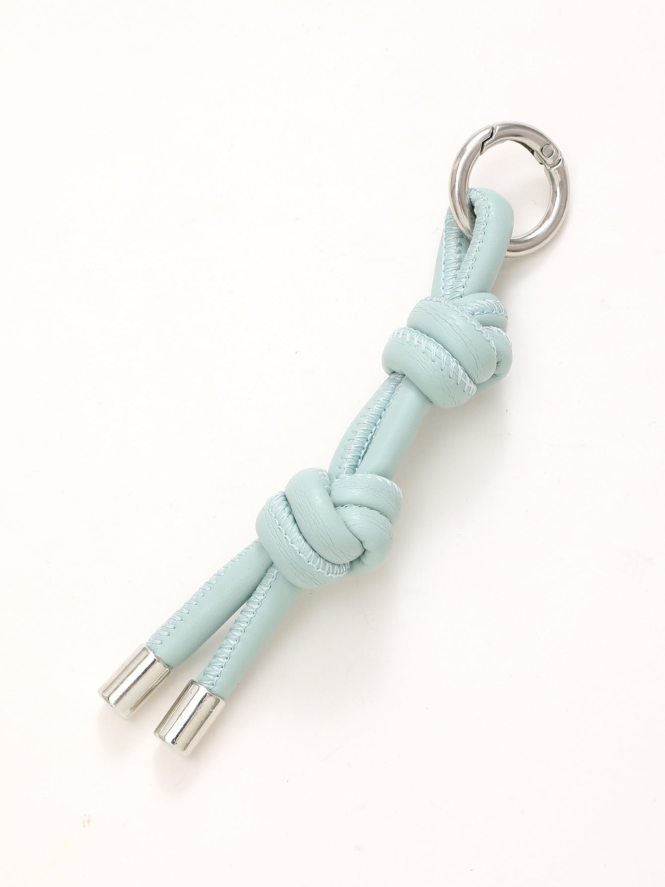 Wholesale DIY Leather Simple Candy Color Leather Rope Weaving Versatile Casual Keychains