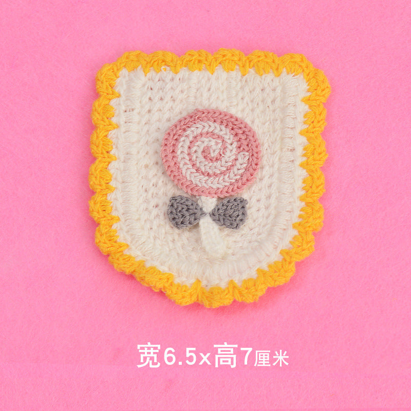 Wholesale Cute Cartoon Embroidered Fabric Patches With Floral And Fruit Designs For Clothing And Bags