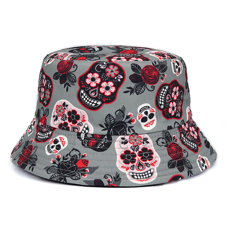 Gorra de béisbol bordada de calavera calavera de algodón calavera al por mayor