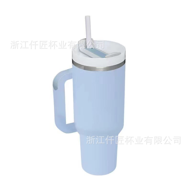 Wholesale 2nd Generation 40oz Ice Cup Silicone Handle Rubber Paint Stainless Steel Thermos Cup