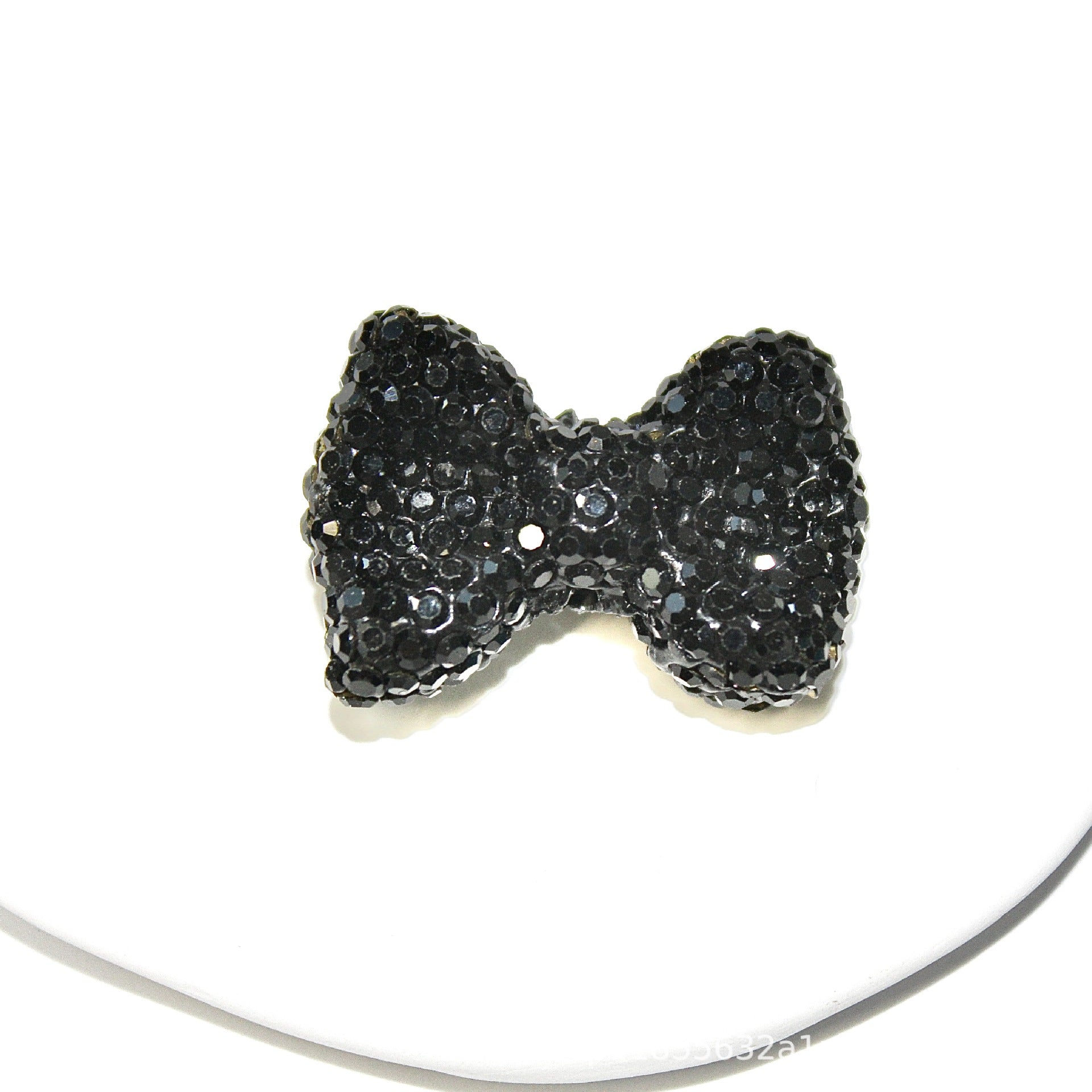 Wholesale 10pcs Two-color sparkling diamond bowknot Crystal Beads