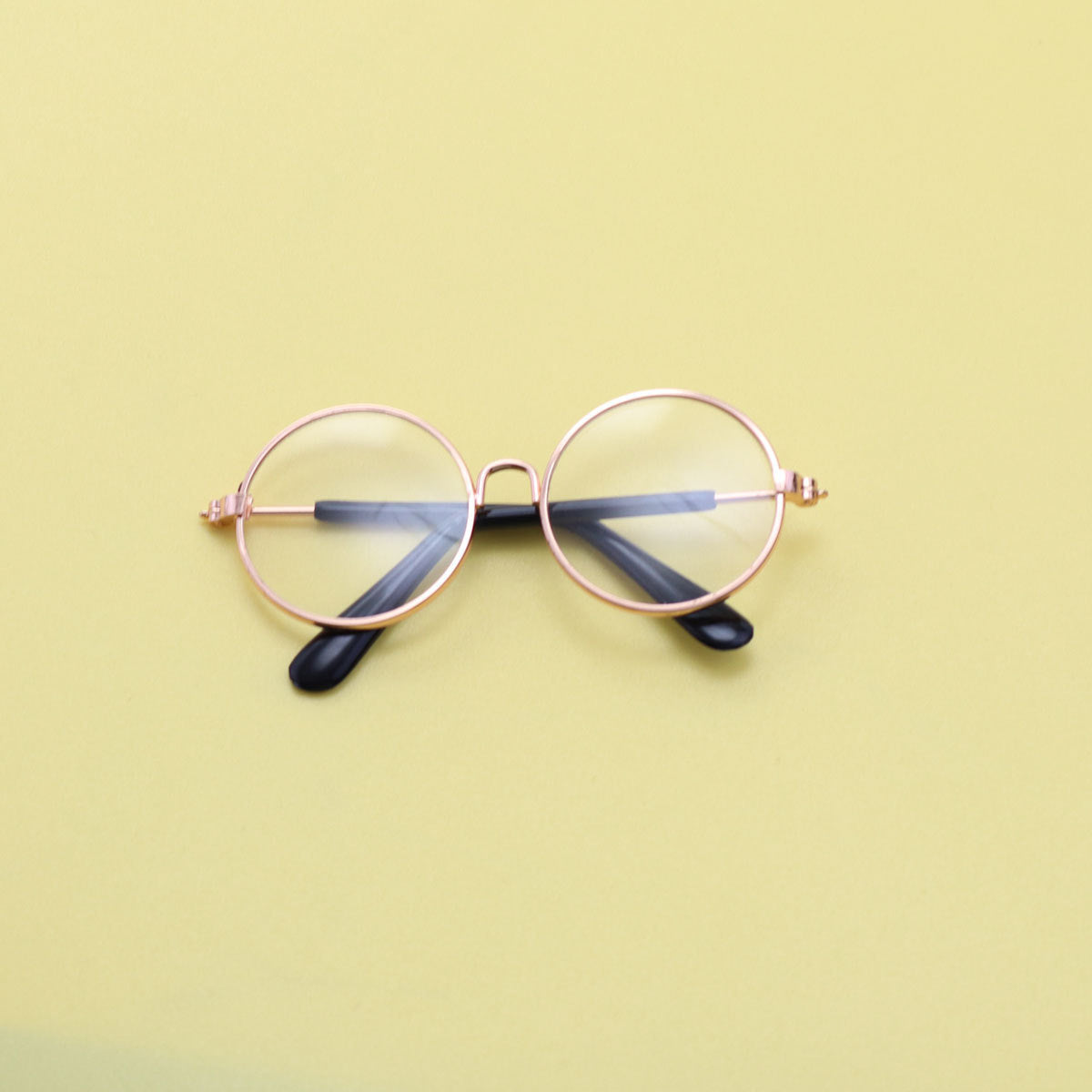 Wholesale  20cm doll pet round frame sunglasses