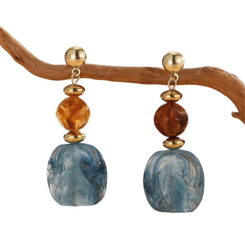 Wholesale Autumn/ Winter Acrylic Pendant Earrings