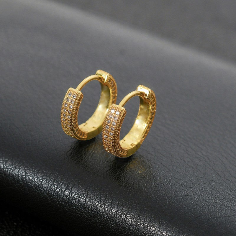 Wholesale  Rock Diamond Earrings  Men's Earrings