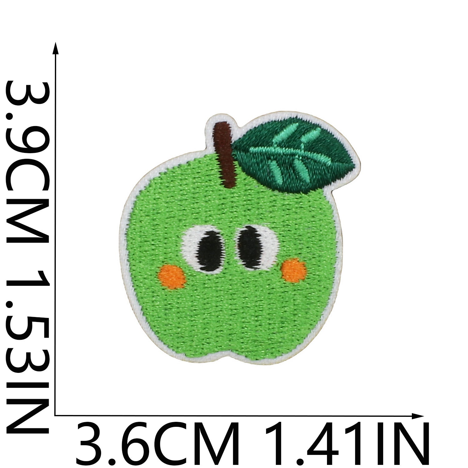 Wholesale Cute Orange Banana Embroidered Fruit Patches For Clothing DIY Accessory