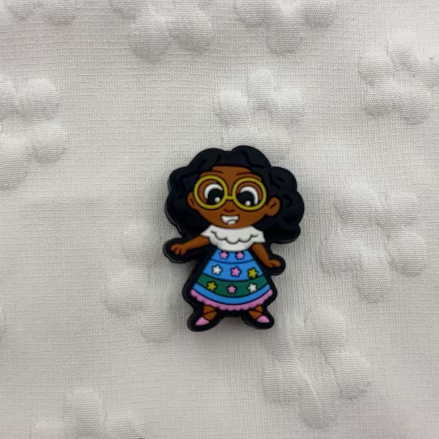 Wholesale 100pcs silicone beads black series silicone beads  Focal Beads