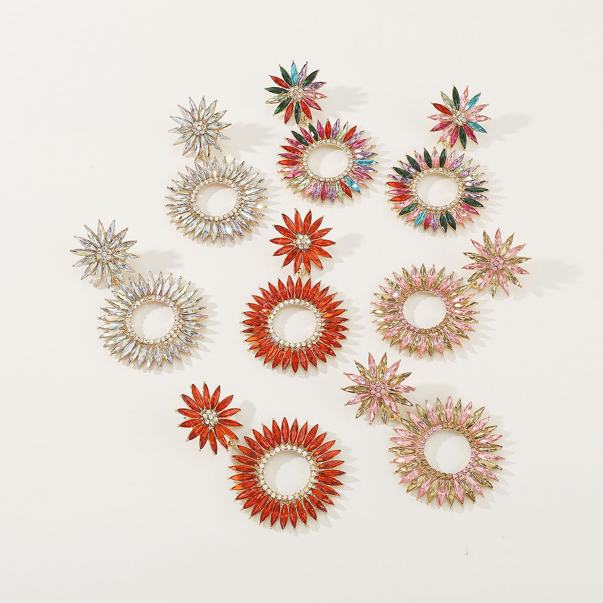 Wholesale Super Sparkling Diamond Earrings