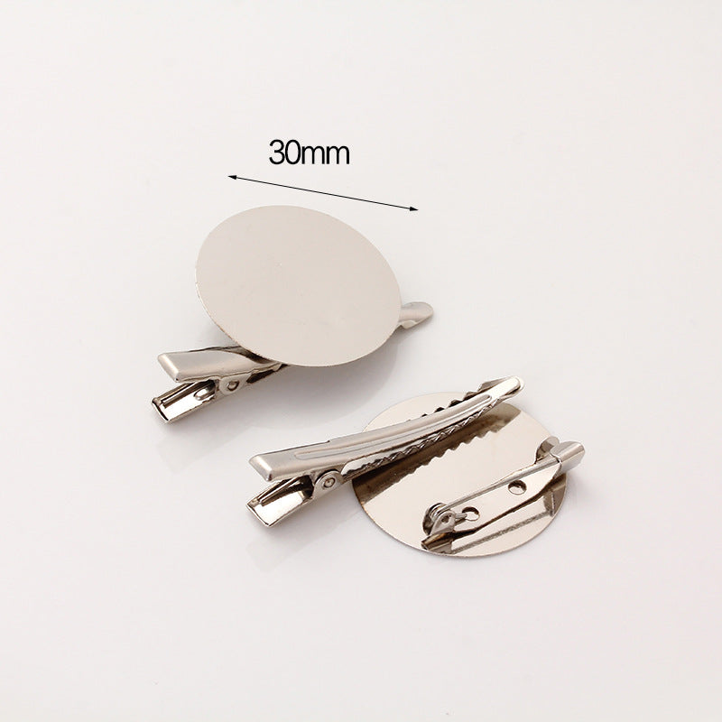 Wholesale Full Flat Multifunctional Disc Brooch Holder Homemade Corsage Badge Accessories Clip Buckle Handmade DIY Jewelry Accessories