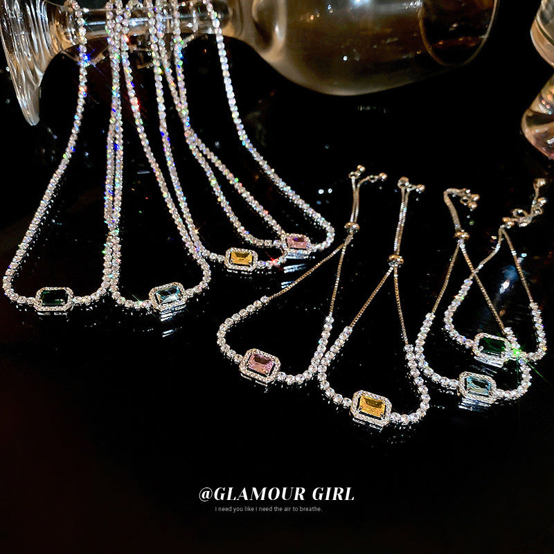 Wholesale Diamond Square Bracelet