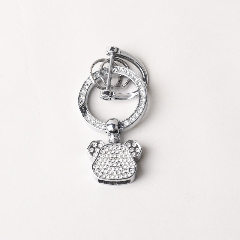 Wholesale Diamond DIY semi-finished keychain