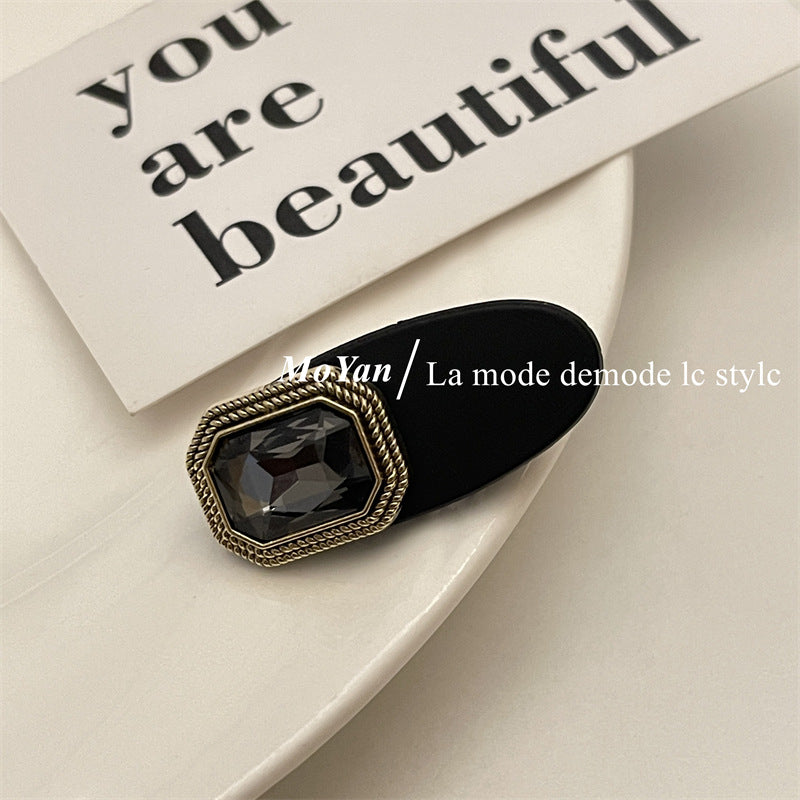 Wholesale Vintage Frosted Pearl Rhinestone Hairpin Head