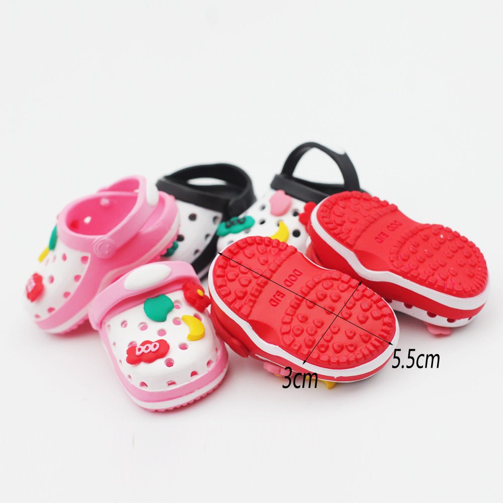 Wholesale 20cm cotton doll slippers 14 inch toy beach shoes