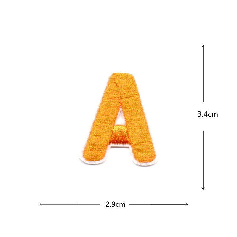 Wholesale Colorful numeric and English letters DIY Patches