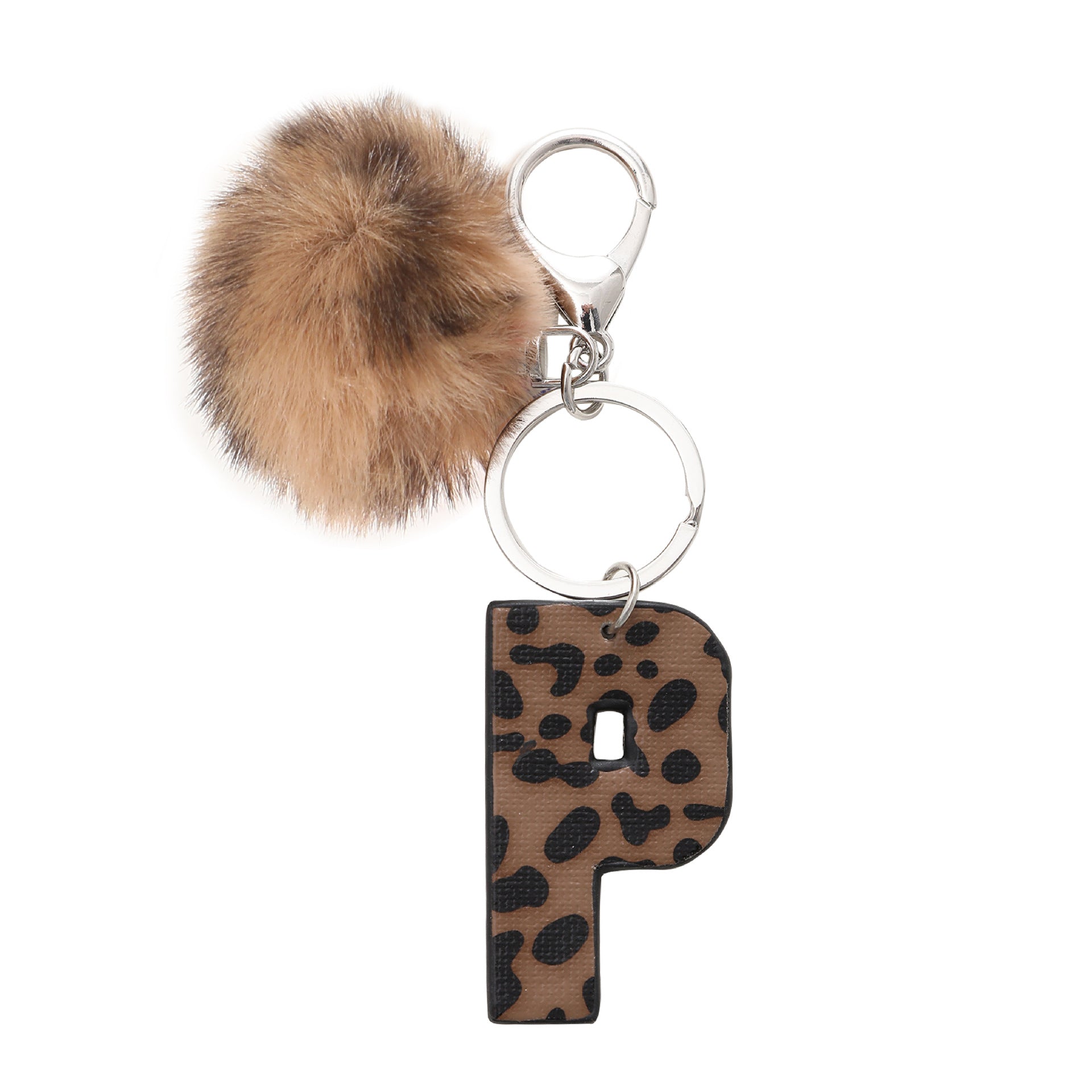 Wholesale Western Cowboy Leopard Leather Keychains