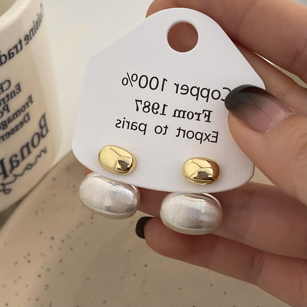 Wholesale Vintage Brushed Metal Earrings