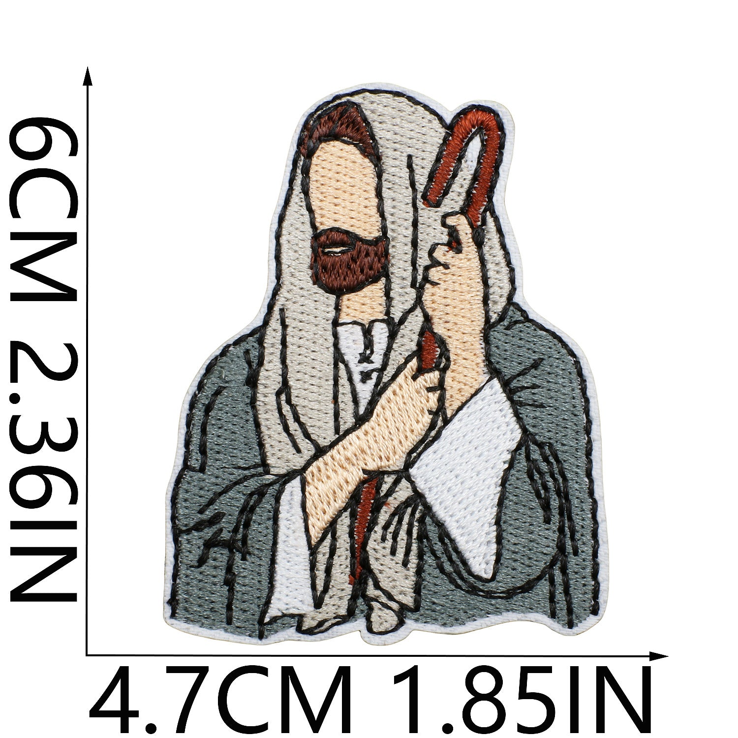 Wholesale Yesu Benzun Embroidered Cloth Stickers