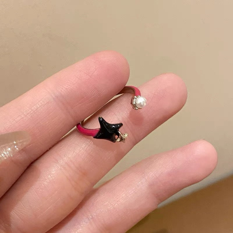 Wholesale Rainbow Tourmaline Ring Fashion Multi-Treasure Beaded Ring