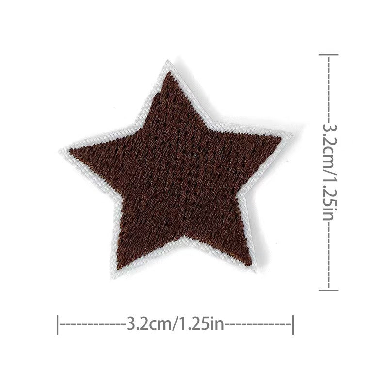 Wholesale Embroidered Star Patches 36 Pack Sew On Appliques For Clothing And Towels Fashion Accessory DIY Gift Resale