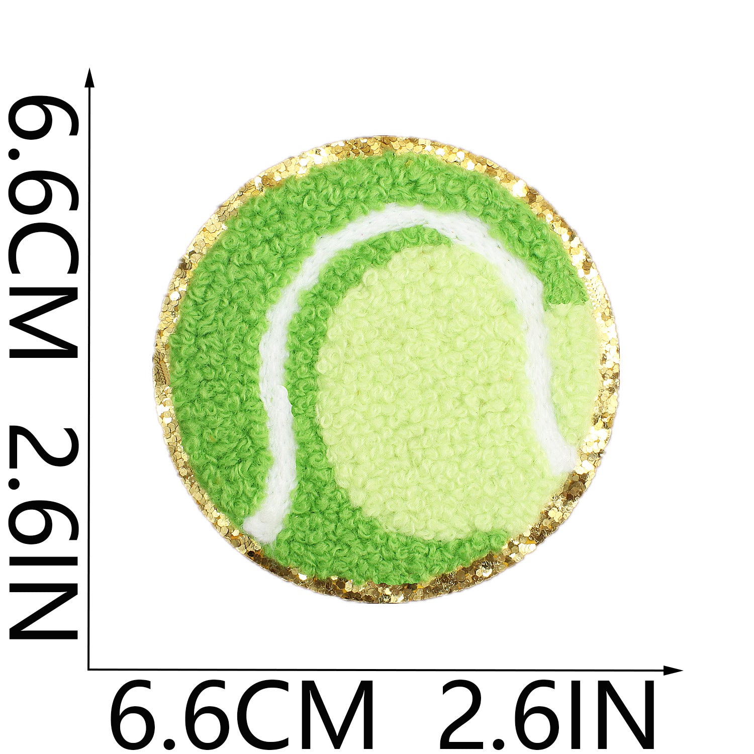 Wholesale Volleyball Towel Embroidered Patch Rugby Football Embroidered Cloth Patch Greta Baseball Chenille Embroidered Label