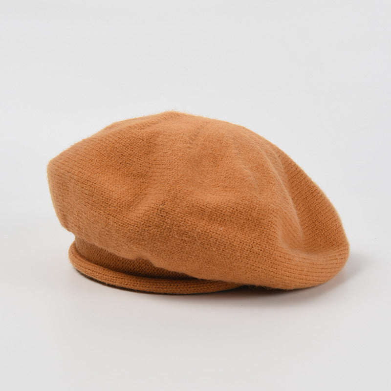 Wholesale Mixed Wool Knitted Beret
