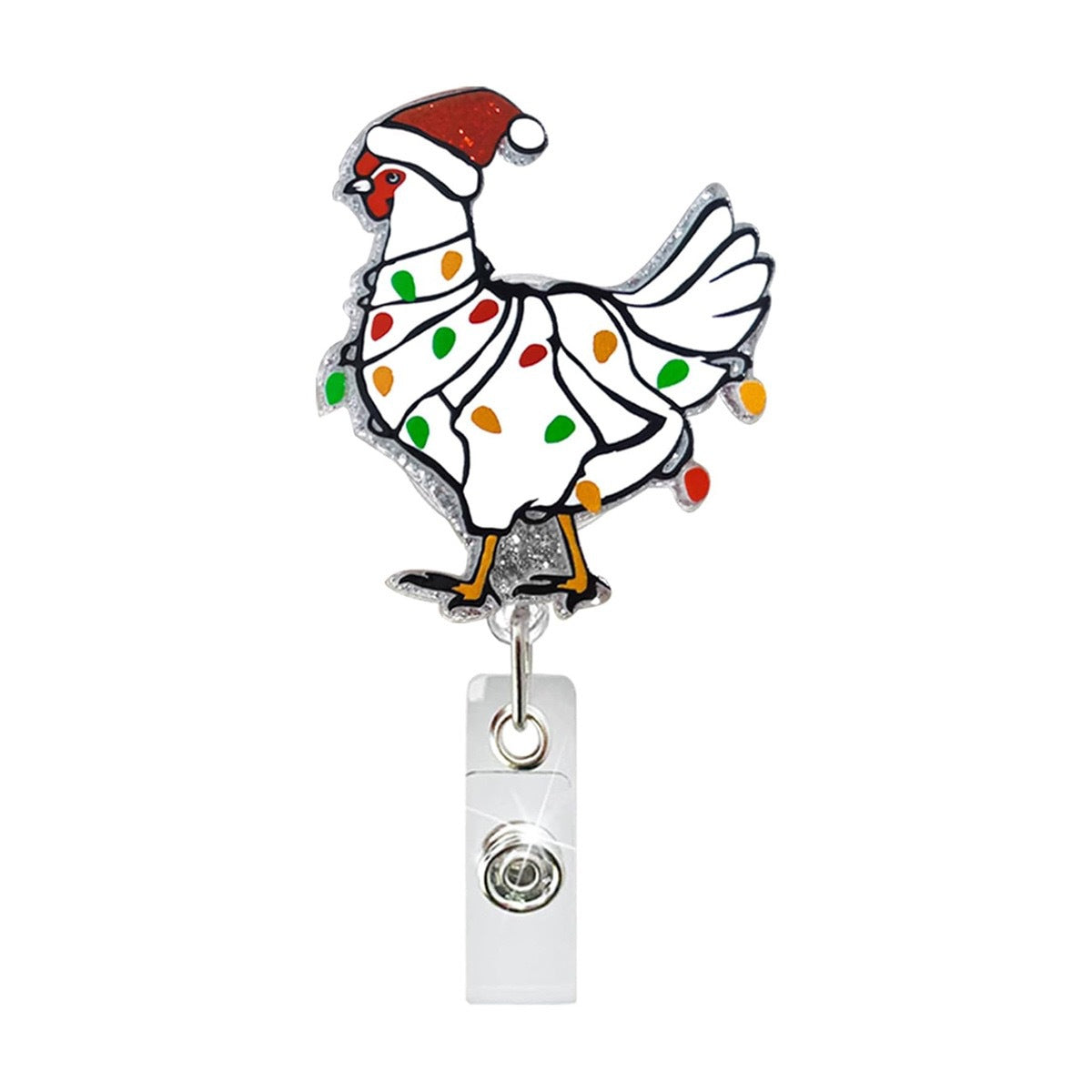 Wholesale Christmas Cute Animals Badge Reels