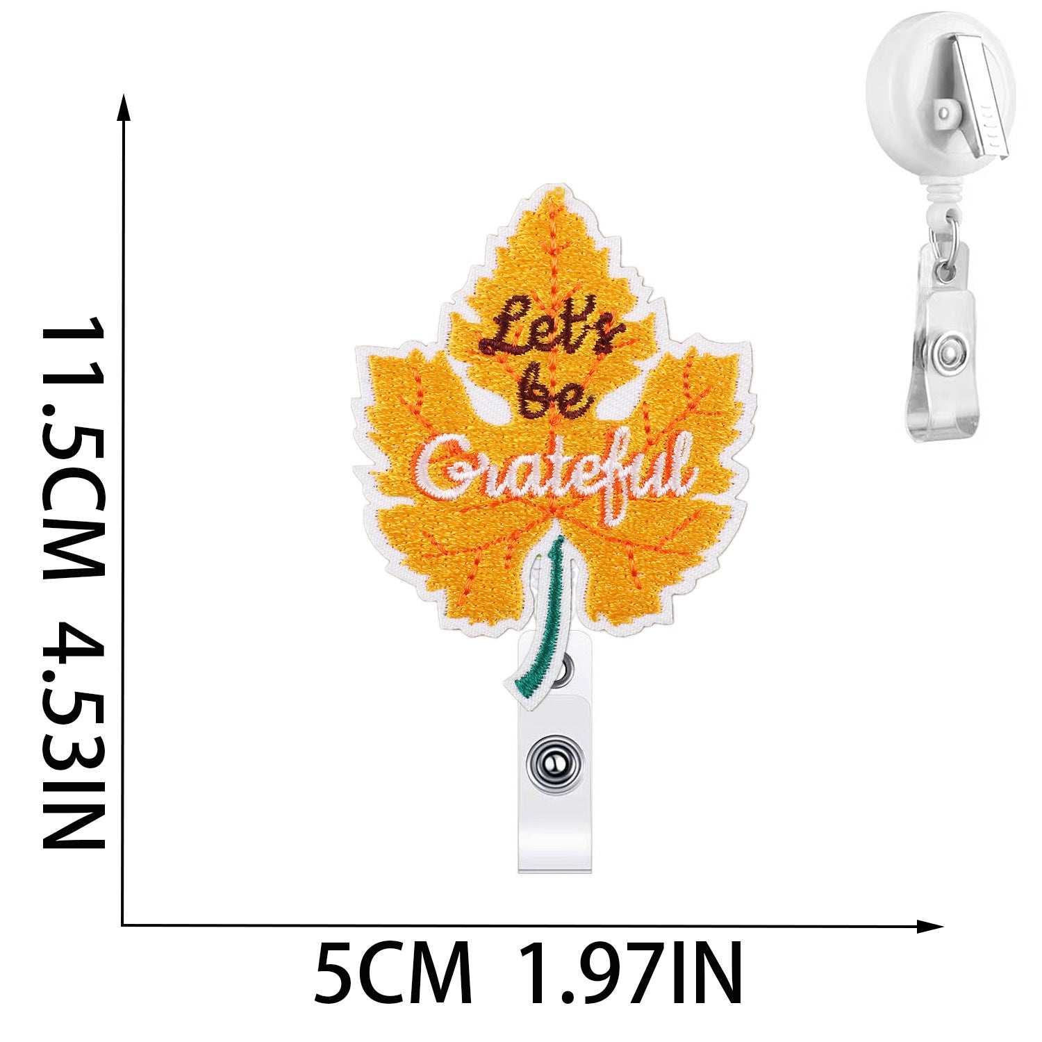 Wholesale Thanksgiving Embroidered Patch Set 15Pcs Pumpkin Hedgehog Maple Leaf Applique With Alligator Clip Polyester Stylish For Clothing