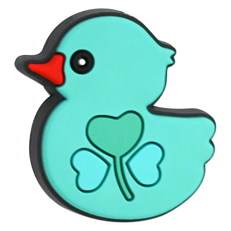 Wholesale Random 100pcs/pack   Cartoon duck beaded  Focal Beads