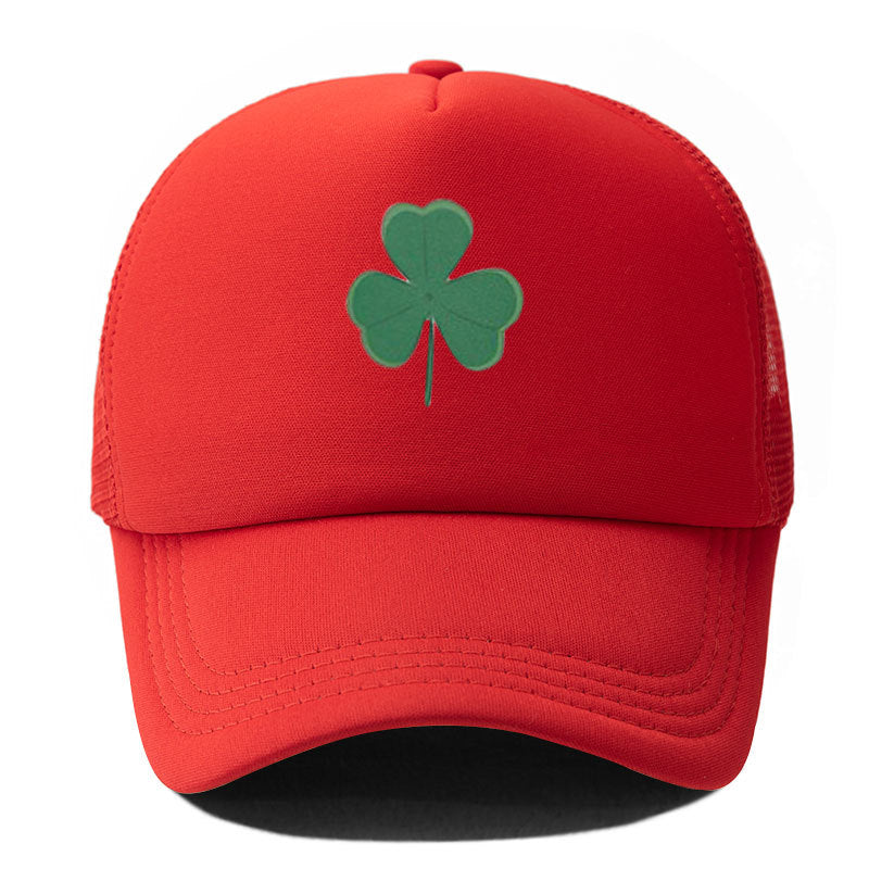 Wholesale Couples Irish Festival Clover Baseball Mesh Cap