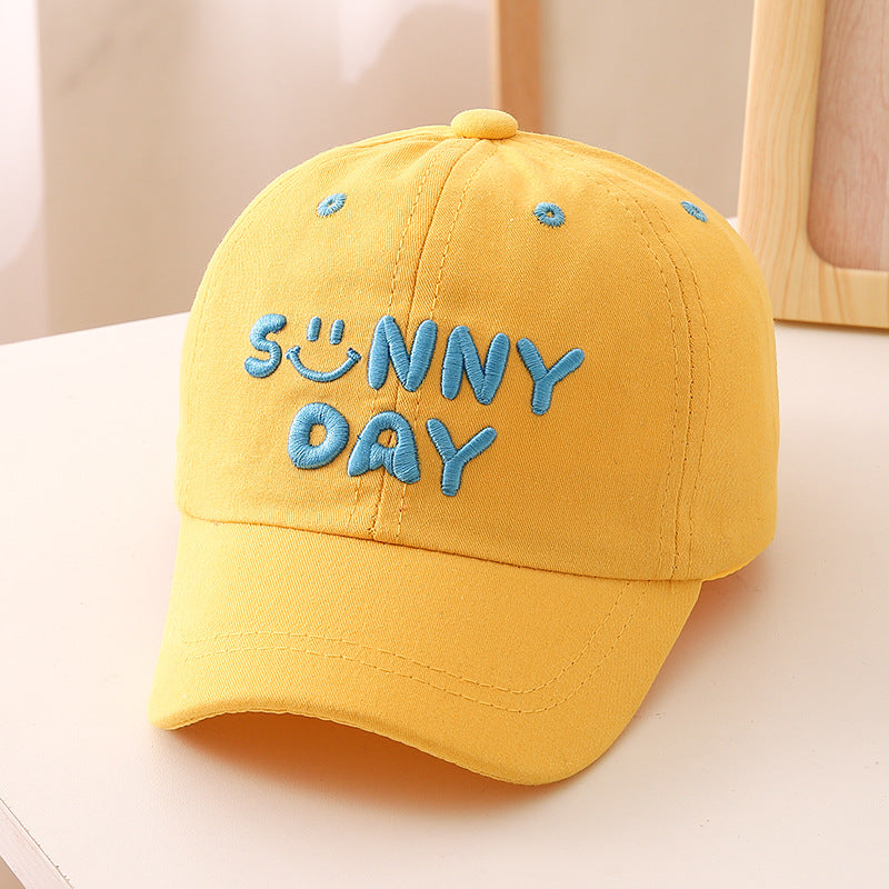 Wholesale Cotton Embroidered Letter Children's Baseball Caps