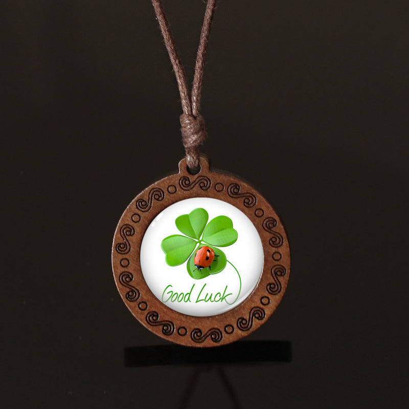 Wholesale  Lucky Four-Leaf Clover Pendant  Necklace