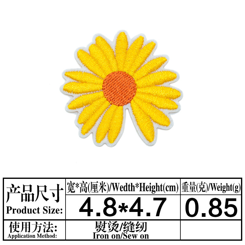 Wholesale Trendy Embroidery Patches Cloth Applique For Clothing Shoes Bags DIY Decorative Accent