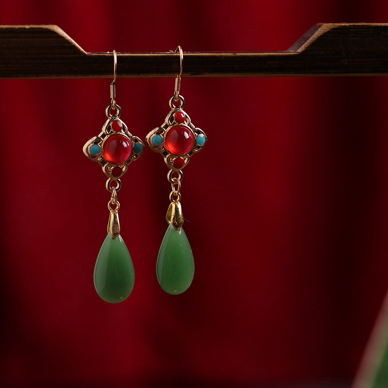 Wholesale Vintage court style ethnic antique earrings