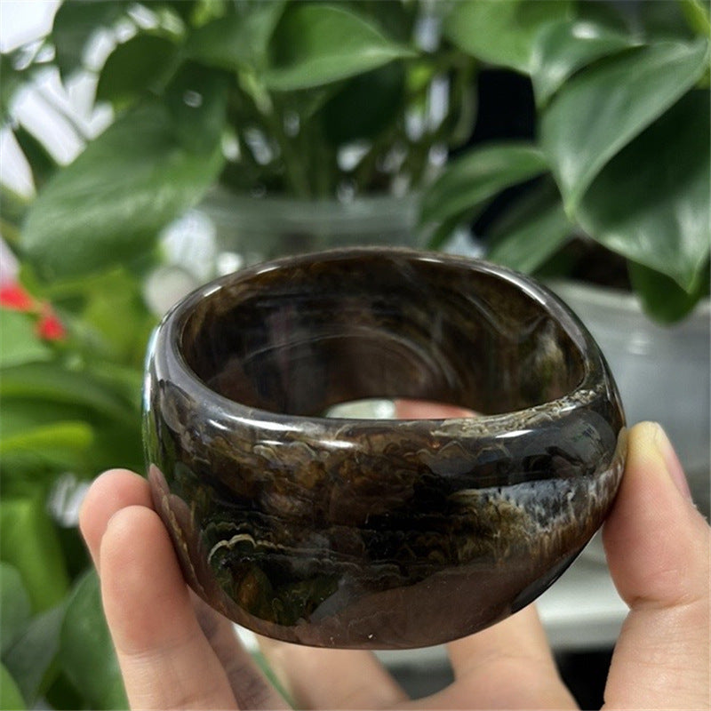 Wholesale Fashion Gradient Transparent Acrylic Shaped Resin Square Bracelet