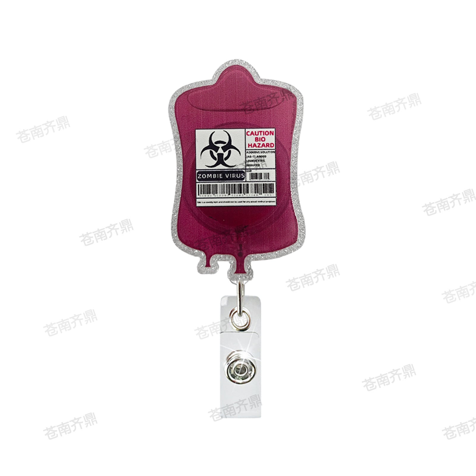 Wholesale Oil flow medicine bag medical acrylic badge reels