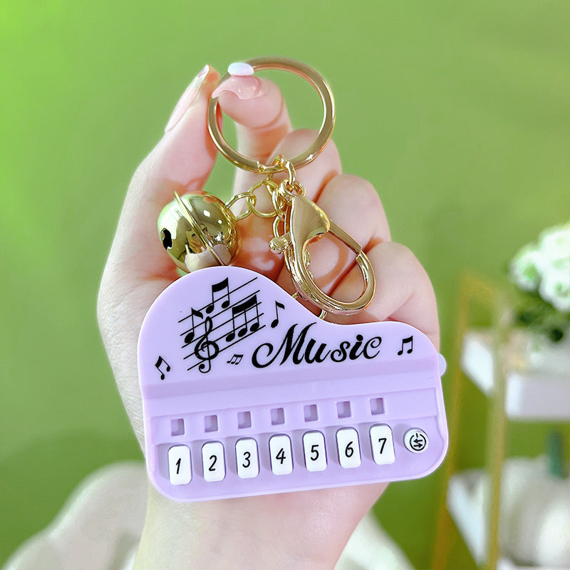 Wholesale Light Up Mini Kids Electronic Piano Keychains