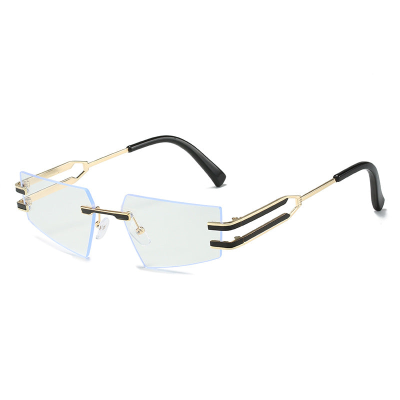 Wholesale Cat-eye Frameless Fashion Sunglasses