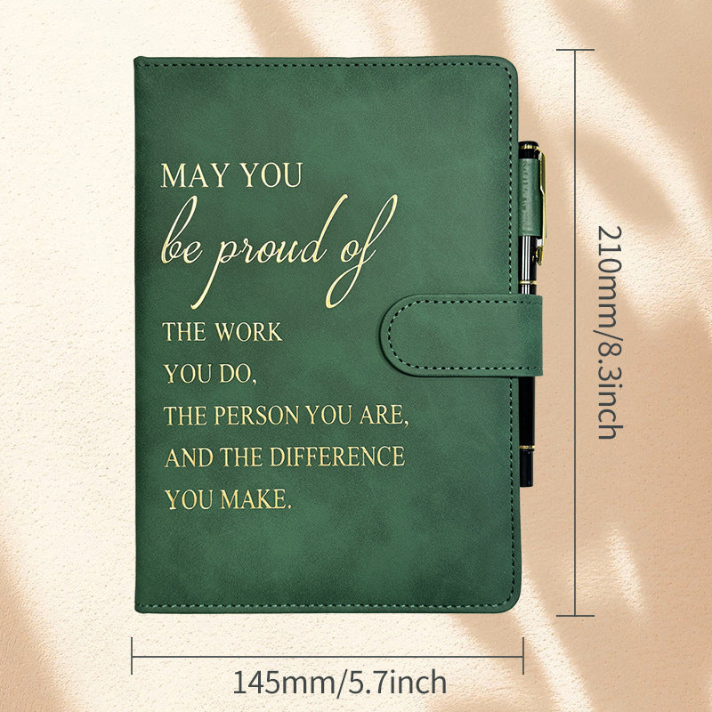 Wholesale Cross-border notebook in stock wholesale Amazon leather plan hand ledger temu incentive magnetic buckle notebook customization