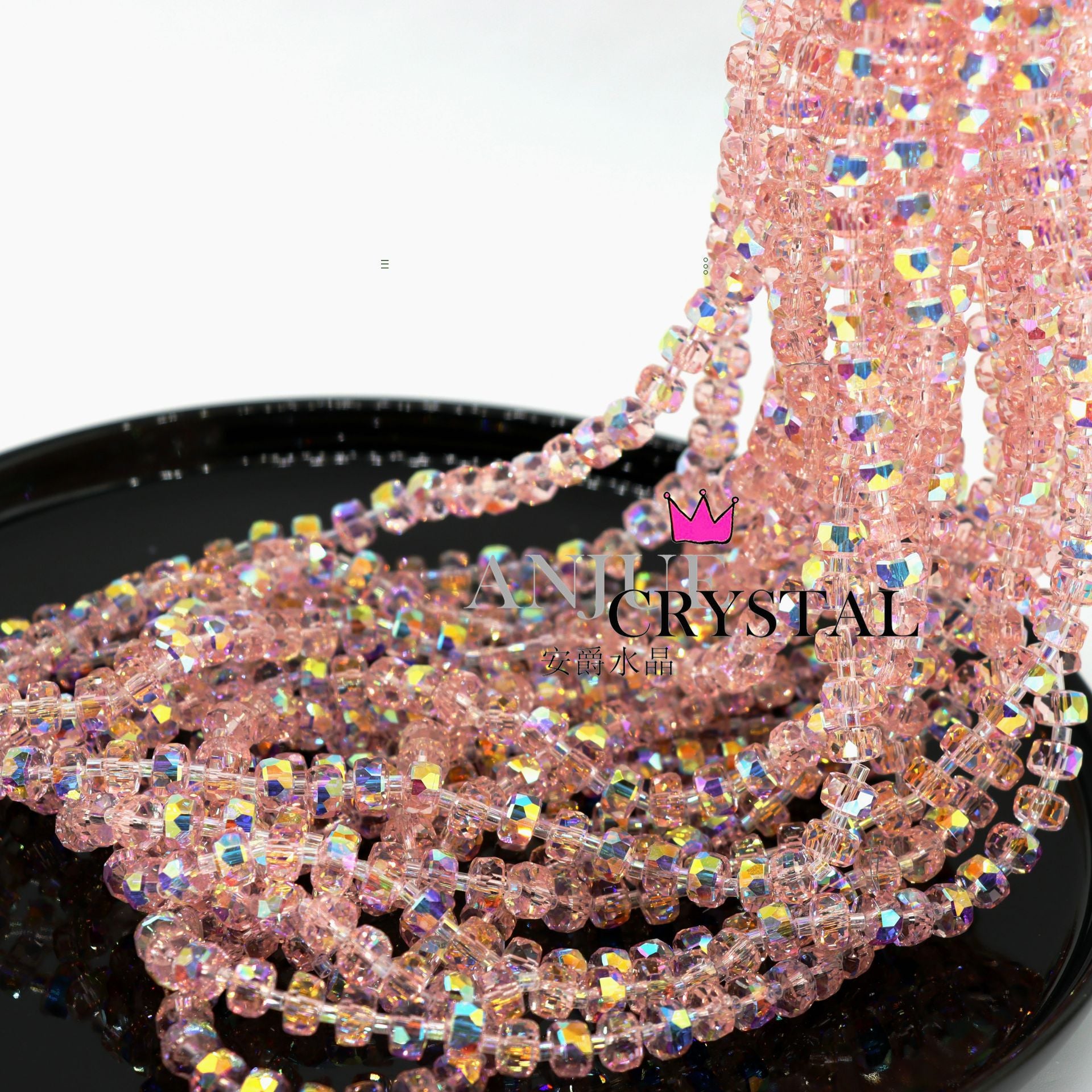 Wholesale 8mm Wheel Beads Crystal Beads