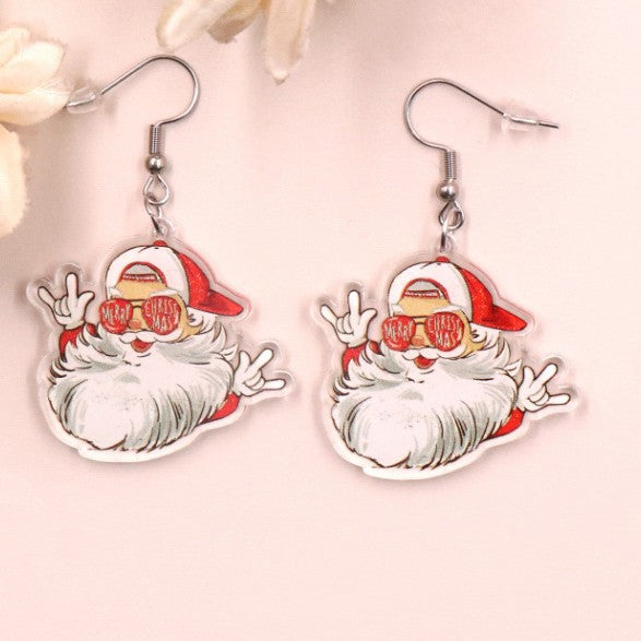 Wholesale Acrylic Christmas  Earrings