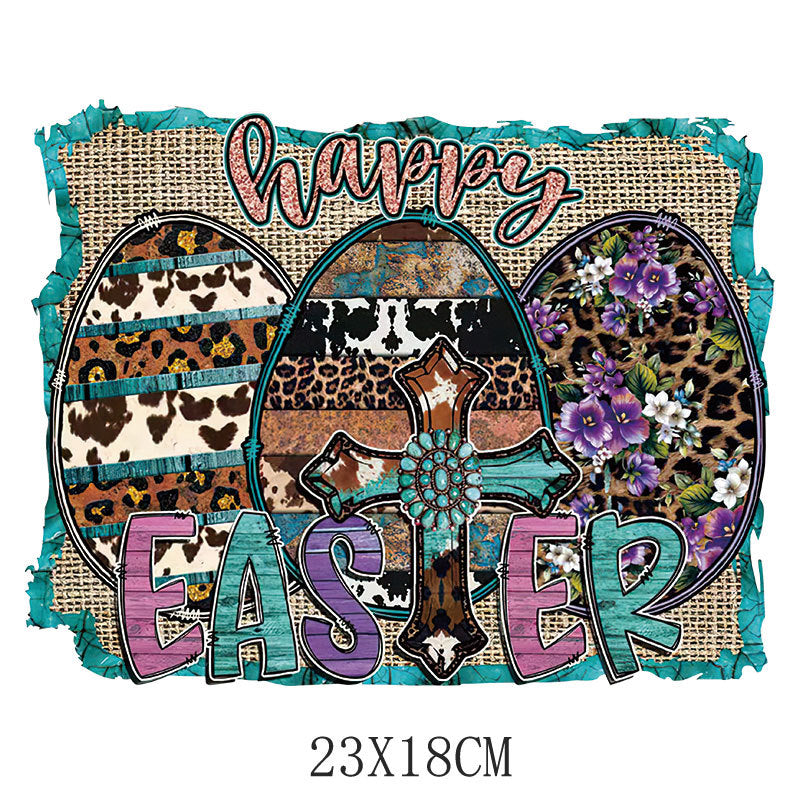 Wholesale Easter heat transfer  UV DTF Ready to Press Transfers Wraps