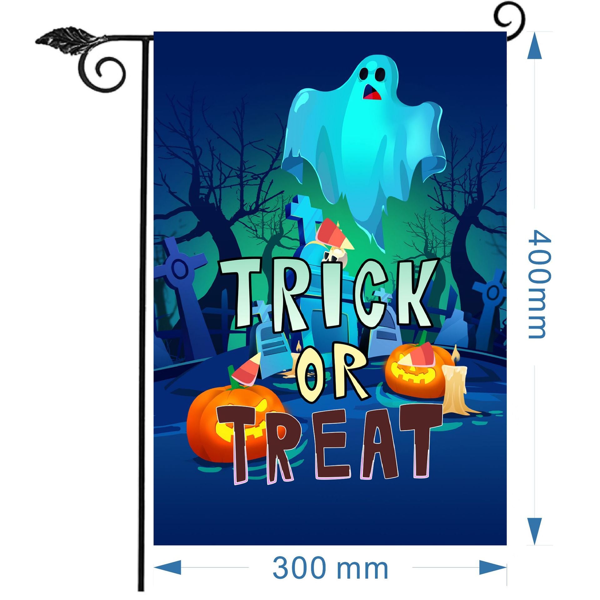 Wholesale Christmas garden flag linen print outdoor small flag yard decoration flag