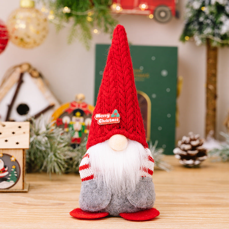 Wholesale Christmas Pointed Hat Doll Decoration