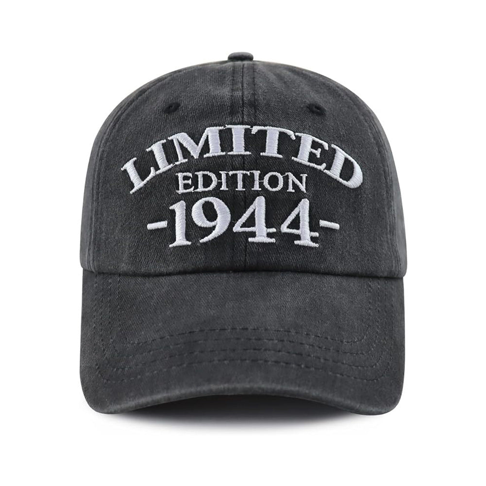 Wholesale 1940-1949 Embroidered Adjustable Washed Cotton Baseball Cap