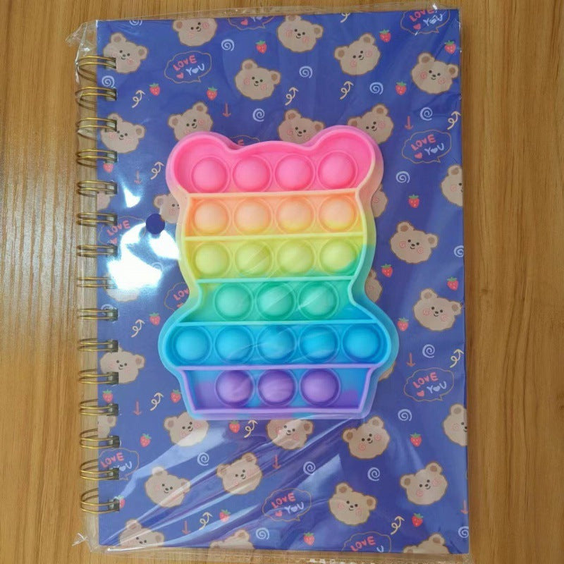 Wholesale cute cartoon coil notebook decompression notebook