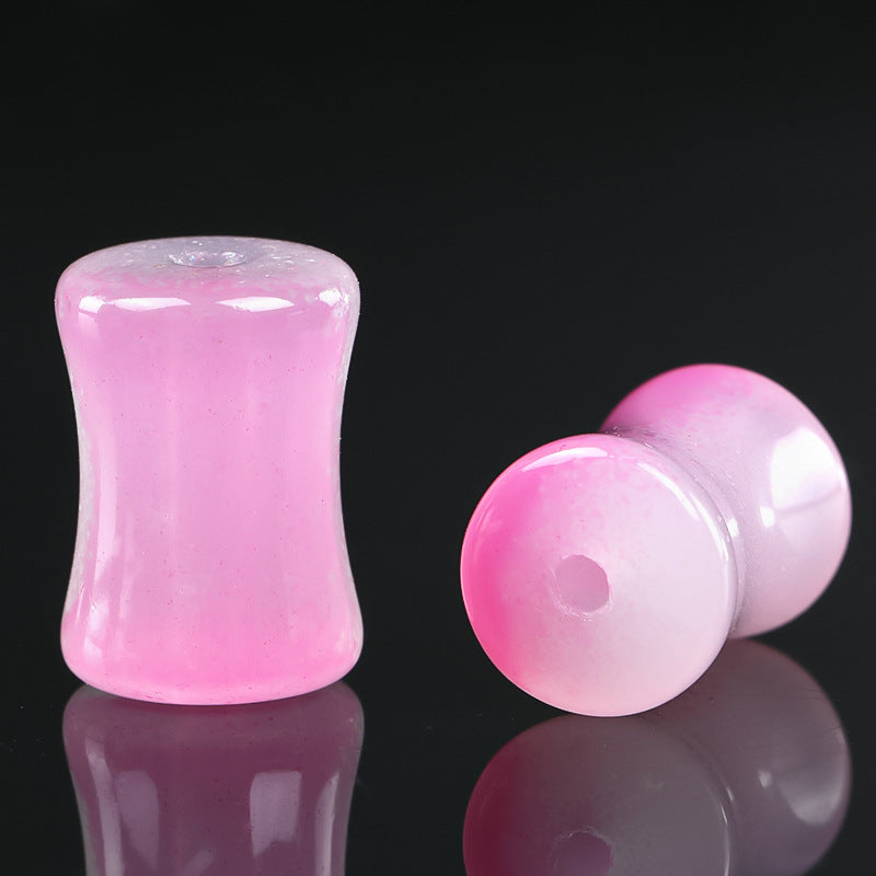 Wholesale 50PCS/PACK Gradient Two-color Bamboo Joint Glass Bead String