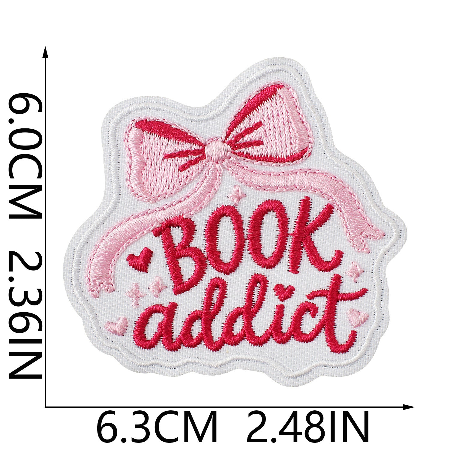 Wholesale Iron On Embroidered Patch Bear Book Design For Bags And Clothing Chic Boutique Craft