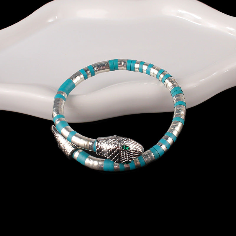 Wholesale  Shape Snake  Sense Adjustable Snake Bone  Alloy Necklace